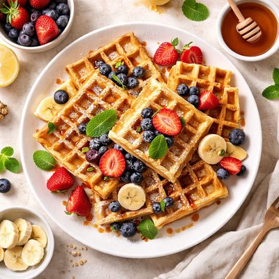 Image of Crispy Crunchy Waffles