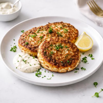 Image of Croquetas crujientes de pescado con dieta mediterránea