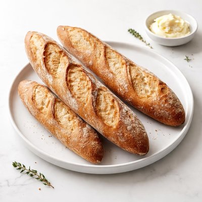 Image of Crispy French Baguettes Levain Bakery