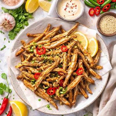 Image of Crispy Fried Anchovies