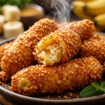 Image of Crispy Fried Bananas
