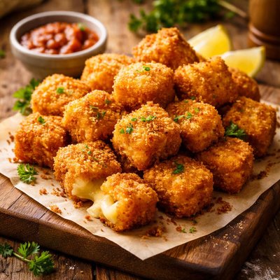 Image of Crispy Fried Cheese Cubes