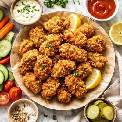 Image of Crispy Fried Chicken Nuggets