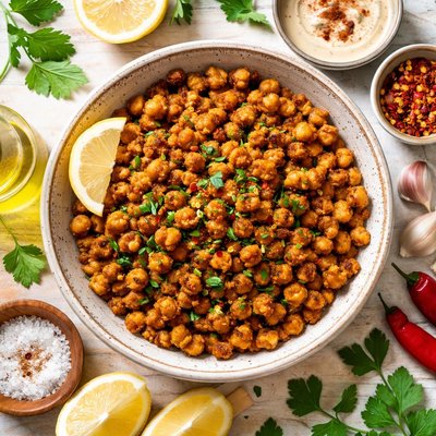 Image of Crispy Fried Chickpeas