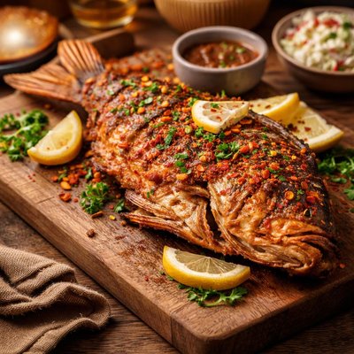 Image of Crispy Fried Red Snapper