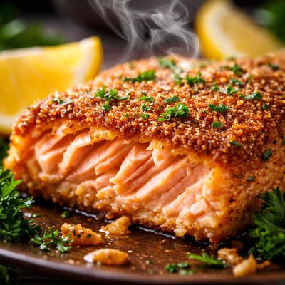 Image of Crispy Fried Salmon