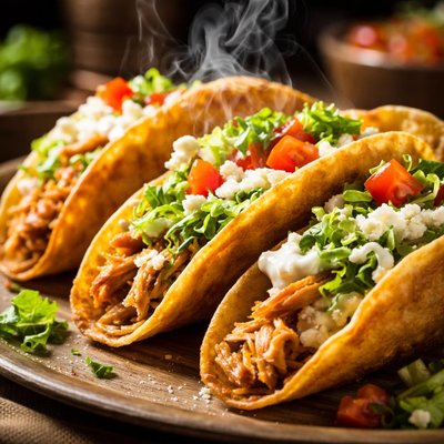 Image of Crispy Fried Tacos or Tacos Dorados