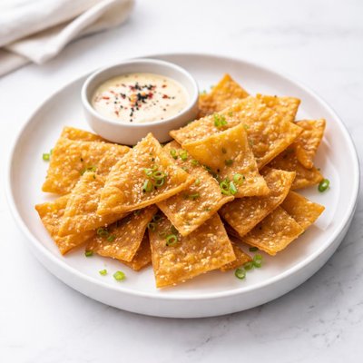 Image of Crispy Fried Wonton Chips