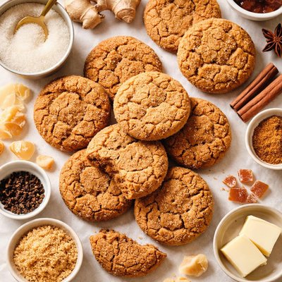 Image of Crispy Ginger Cookies