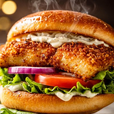 Image of Whole30 Crispy Grouper Sandwich