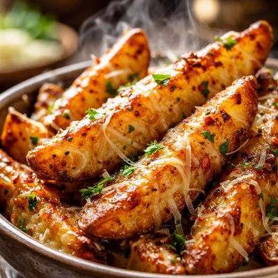 Image of Crispy Gruyere Potato Wedges