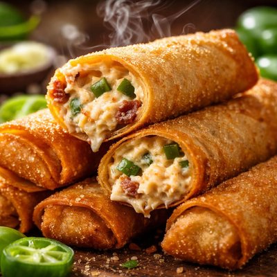 Image of Crispy Jalapeno Popper Rolls