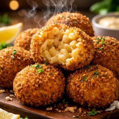 Image of Crispy Mac and Cheese Balls