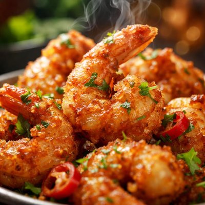Image of Crispy Melt in Your Mouth Indian Shrimp