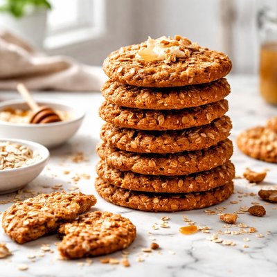Image of Crispy Oat Cookies Healthy
