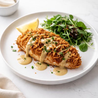 Image of Crispy Onion Dijon Chicken