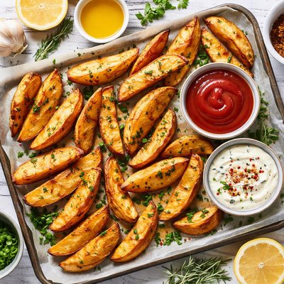 Image of Whole30 Crispy Oven-Baked Potato Wedges