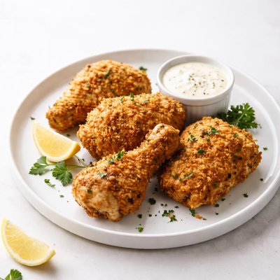 Image of Crispy Oven Fried Chicken