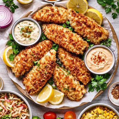 Image of Crispy Oven Fried Fish