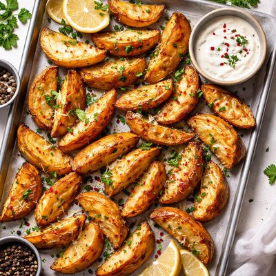 Image of Crispy Oven Fried Potatoes