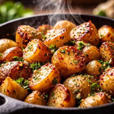 Image of Crispy Pan Roasted Potatoes