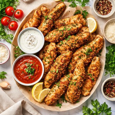 Image of Crispy Parmesan Chicken Strips
