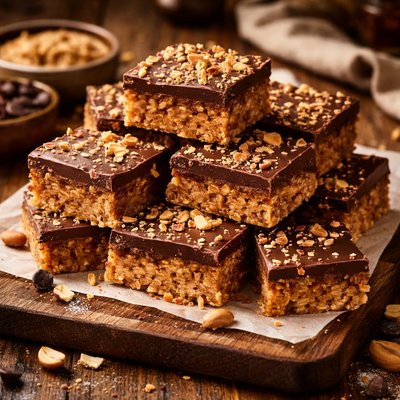 Image of Crispy Peanut Butter Chocolate Treats