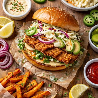 Image of Crispy Pork Tenderloin Sandwich
