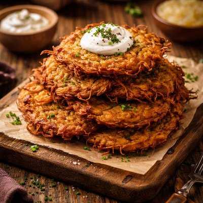 Image of Crispy Potato Latkes