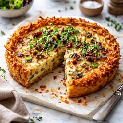 Image of Crispy Potato Quiche