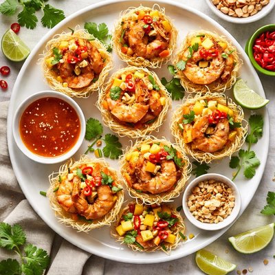 Image of Crispy Prawn Baskets