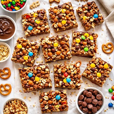 Image of Crispy Pretzel Bars