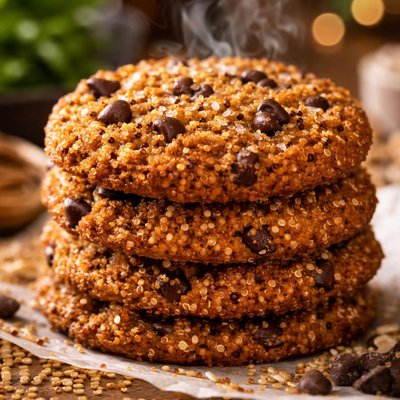 Image of Crispy Quinoa Cookies Wheat Free