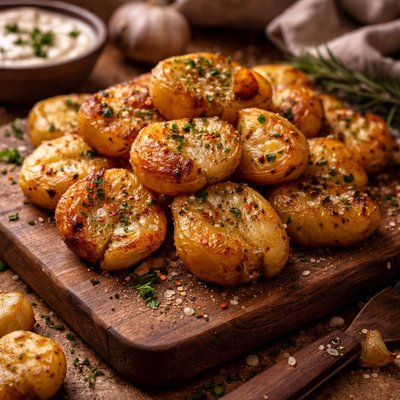 Image of Crispy Roasted Golden Potatoes