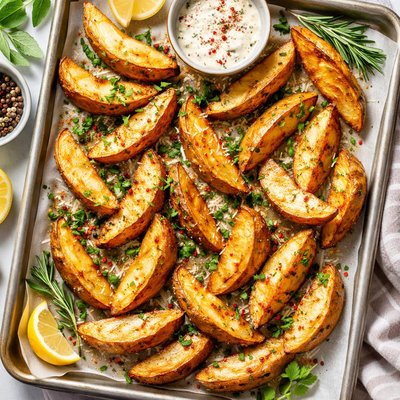 Image of Crispy Roasted Potato Wedges