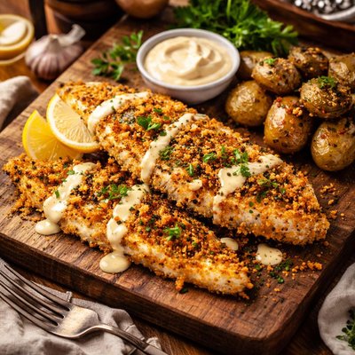 Image of Crispy Sole Dijon