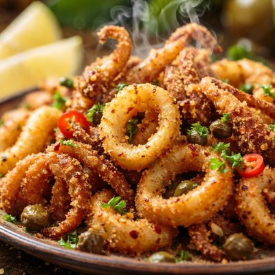 Image of Crispy Squid with Capers