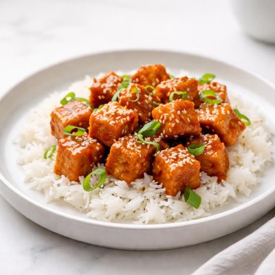 Image of Crispy Sweet and Sour Baked Tofu