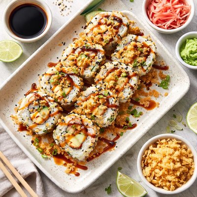 Image of Crispy Tempura Crunch Sushi Roll