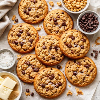 Image of Crispy Toffee Cookies