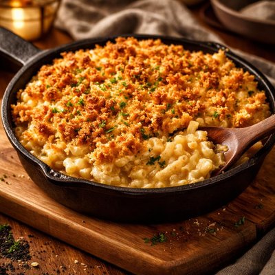Image of Crispy Topped Macaroni and Cheese