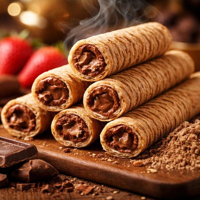 Image of Crispy Wafer Rolls