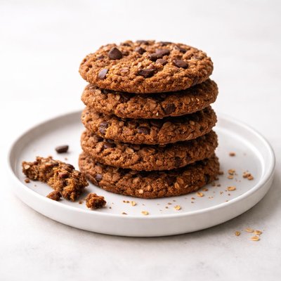 Image of Crispy Yummy Chocolate Oatmeal Cookies