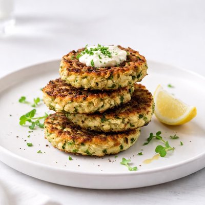 Image of Crispy Zucchini Cakes