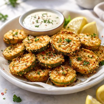 Image of Crispy Zucchini Coins
