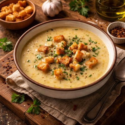 Image of Croatian Flour Soup Prezgana Juha