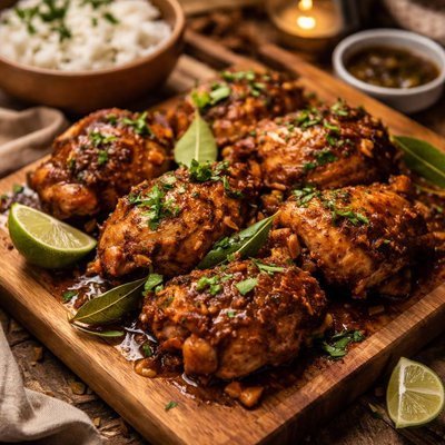 Image of Crock Pot Adobo Chicken