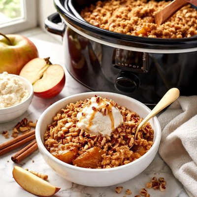 Image of Crock Pot Apple Crumb Crisp