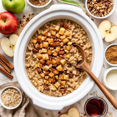 Image of Crock Pot Apple Oatmeal