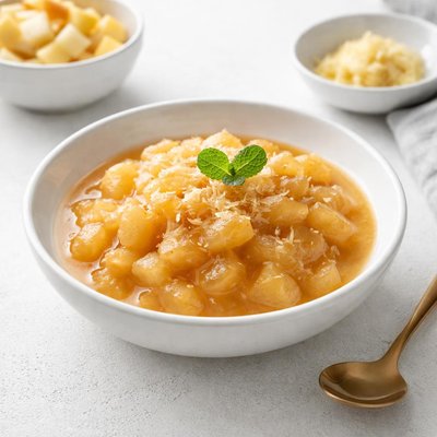 Image of Crock Pot Apple Pear Sauce with Ginger